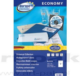 Etykiety samoprzylepne AVERY ZWECKFORM Europe100 A4